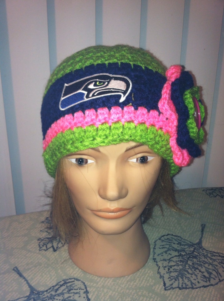Women's Seattle Seahawks Beanie | Etsy