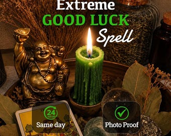 Extreme Good Luck Spell, Success and Fortune Ritual, Prosperity, Abundance, Open Roads