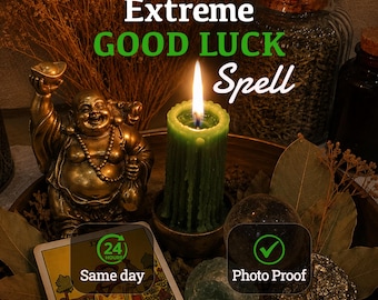 Hechizo de extrema buena suerte, ritual de éxito y fortuna, prosperidad, abundancia, caminos abiertos.