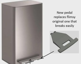 Reparación del pedal del cubo de basura Kohler de 47 litros, pieza de repuesto para la tapa rota, mejora reforzada y duradera que no se volverá a romper.