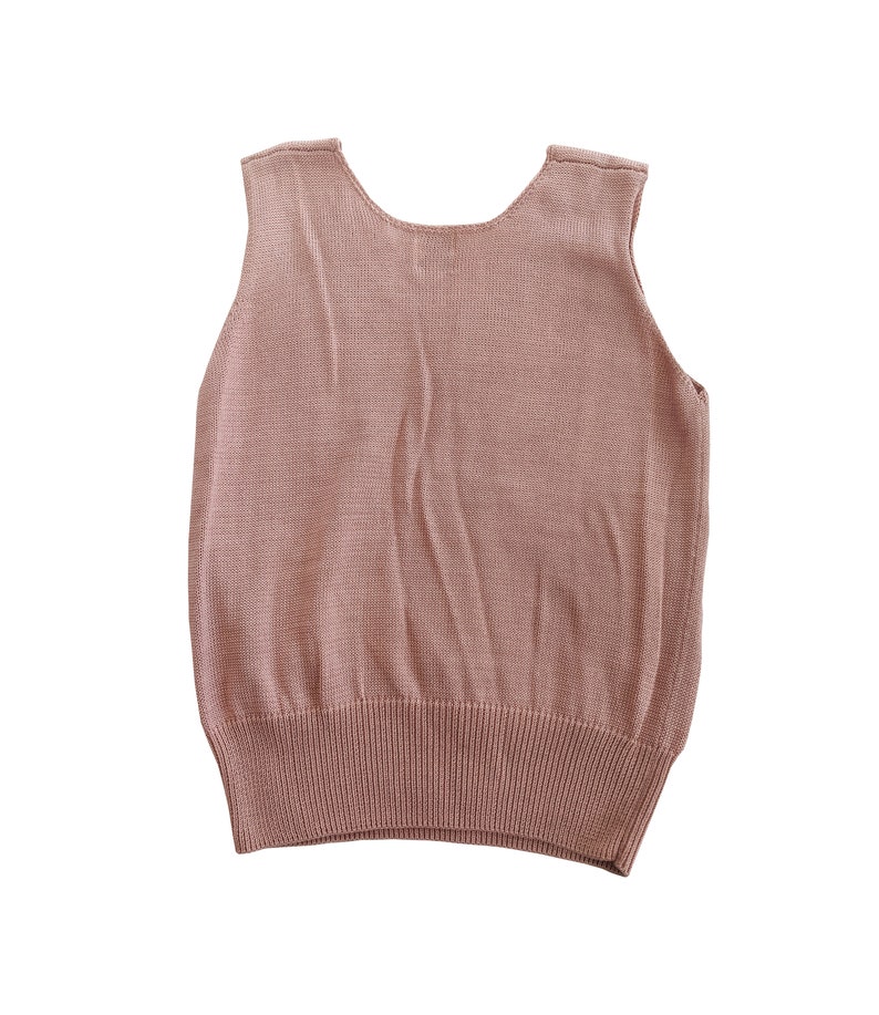 Mauve Sleeveless Sweater