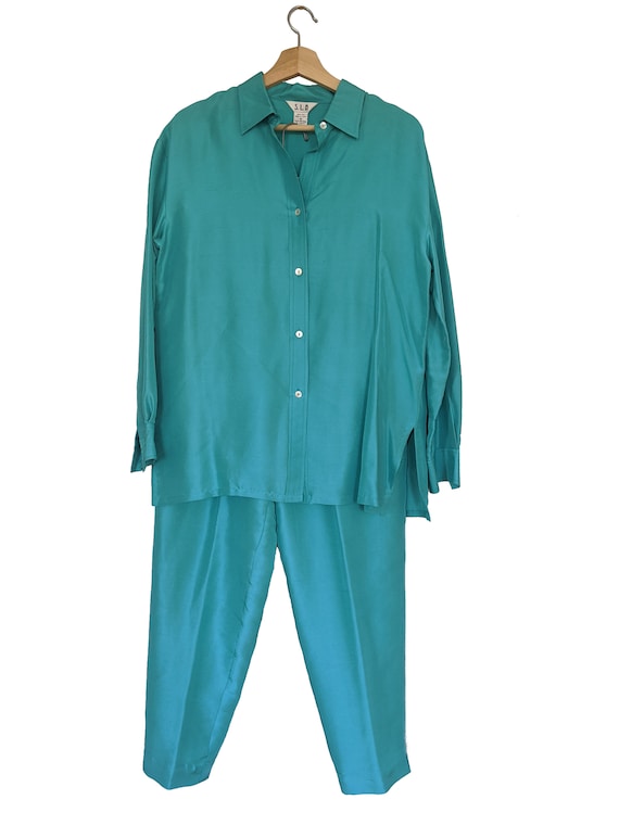 Silk Teal separates set