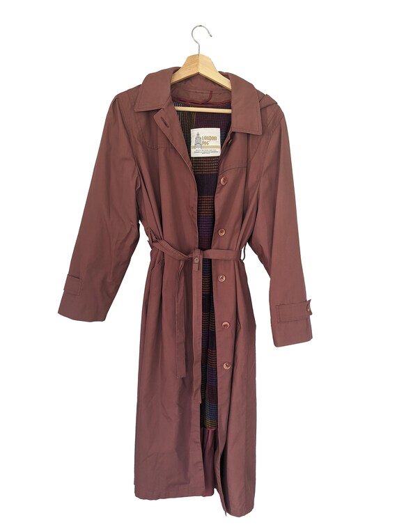 Mauve London Fog trench coat