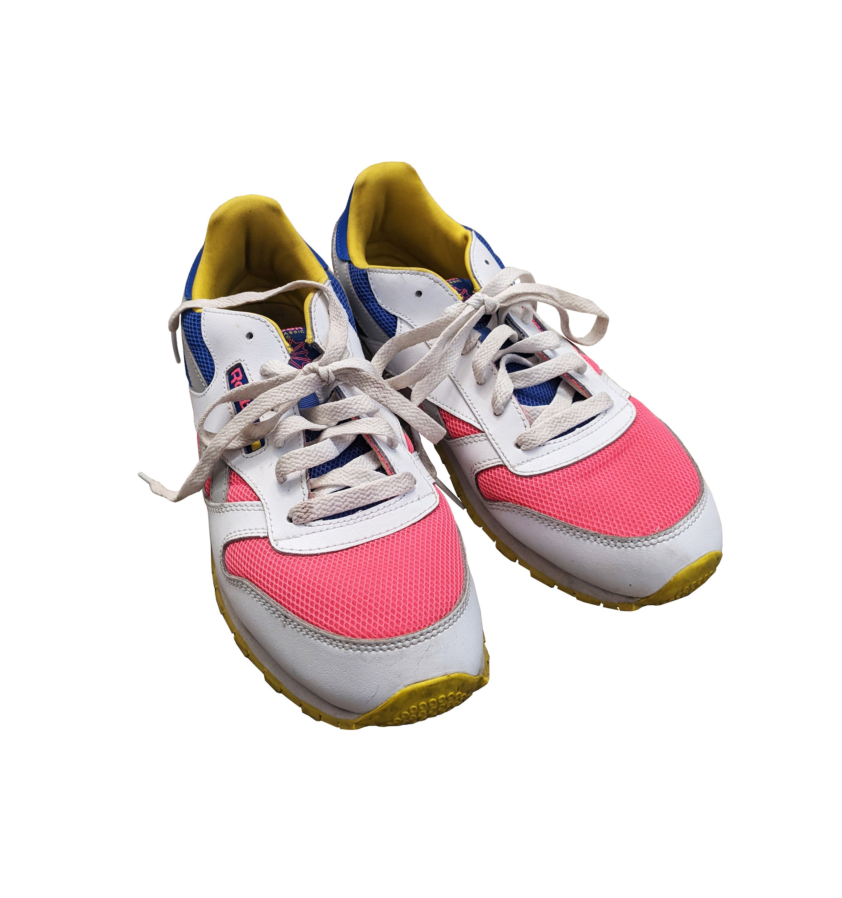 neon colored reeboks