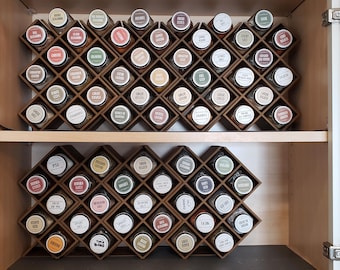 Spice Rack for In-Cabinet or Counter Top Storage (6 oz)