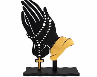 Praying Hands - Modern Religious Art Piece