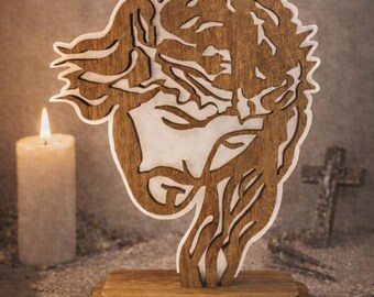 Handcrafted Jesus Face Souvenir