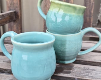 Sea Foam Mug | Wheel-Thrown Handmade Ceramic Pottery
