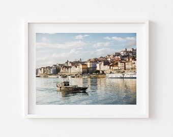 Digital Download, Porto cityscape Print, Portugal print, Gondola Photo, Travel Print, Wall art, Downloadable photo print, Instant download,