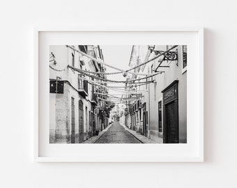 Lissabon gatufotografitryck: Portugal resefoto (digital nedladdning)