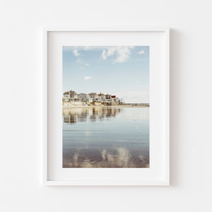 Digitale download van Maine Beach, USA strandprint, strandfoto, New England Beach Houses print, downloadbare fotoprint, Instant download