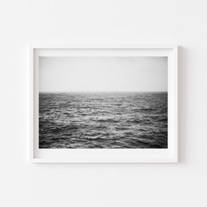 Digital Download, Sea art, Sea photography, Black and white sea photo,  Downloadable photo print, Instant download, Digital Print, Wall Art