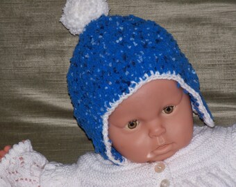 HAND KNITTED - "Cloud Soft" -  Baby Chullo