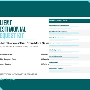 Mall för begäran om kundreferenser | E-postmallar för begäran om recensioner | PDF för småföretag