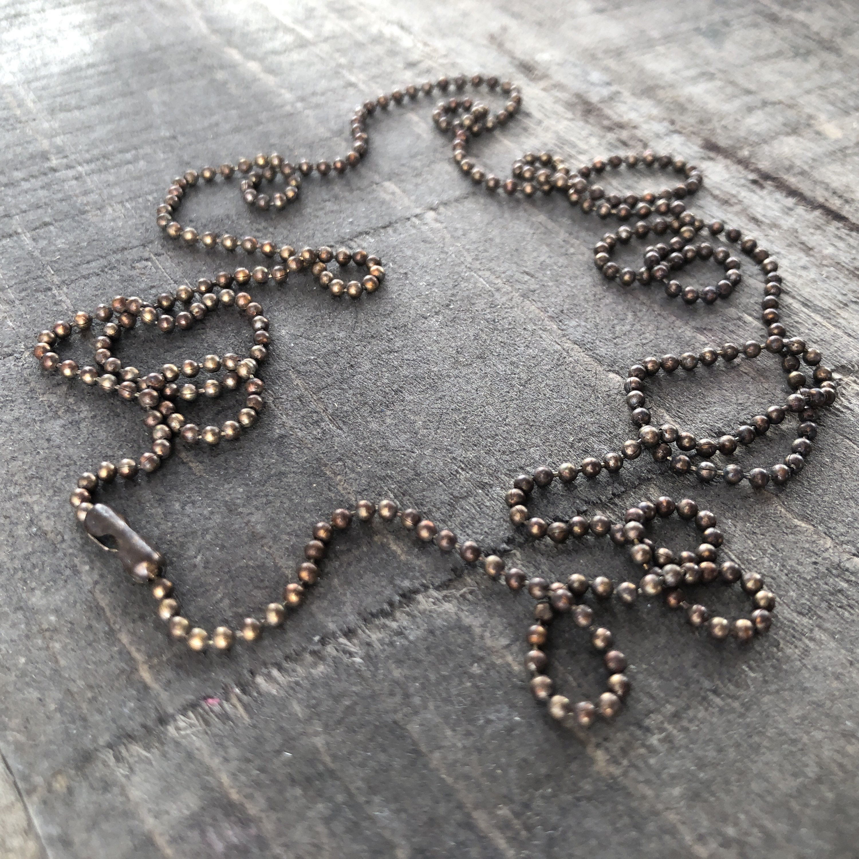 Antique Brass Ball Chain 18 20 22 24 Etsy Australia