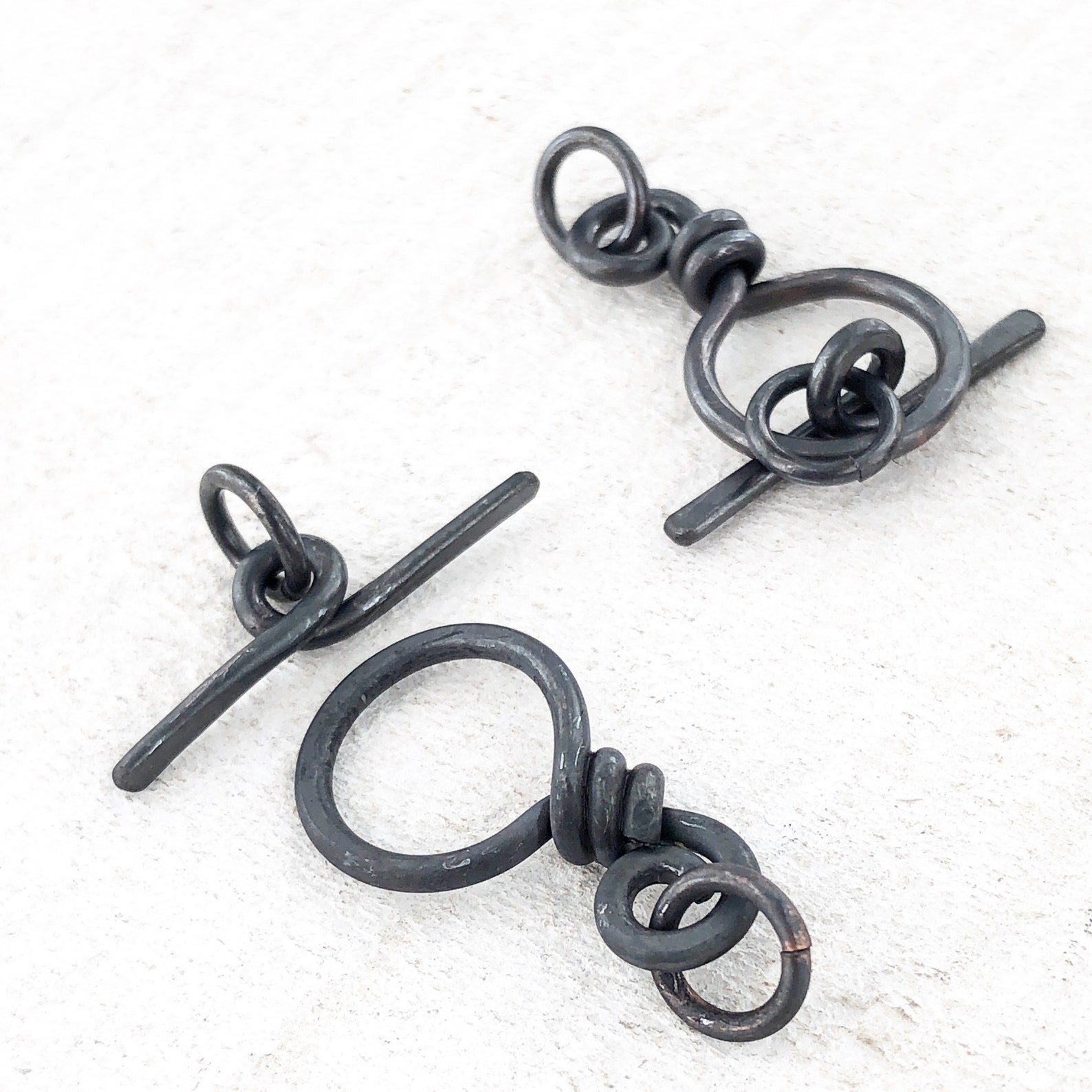 Solid Copper Toggle Clasp 16 Gauge Reclaimed Wire Copper Etsy