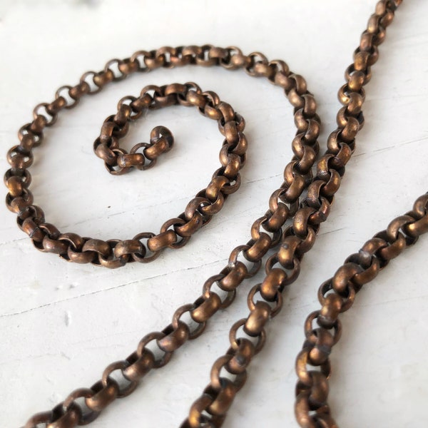 Mens Brass Necklace Etsy