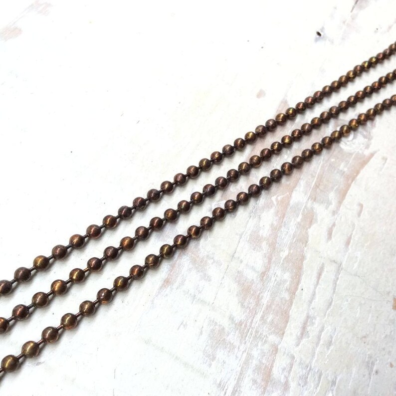 4.0mm Antique Solid Brass Large Ball Chain 4mm Steampunk Big Etsy