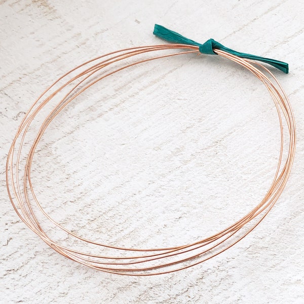 20g 18g 24g Solid Copper Wire Bare, Dead Soft for Wire Wrapping, Half Hard, 16g Hard, Sample Size