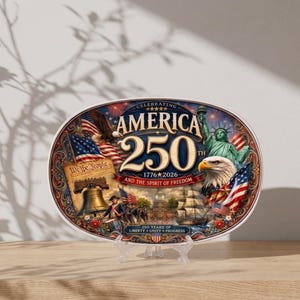 250 the American Commemorative Plate - Etsy