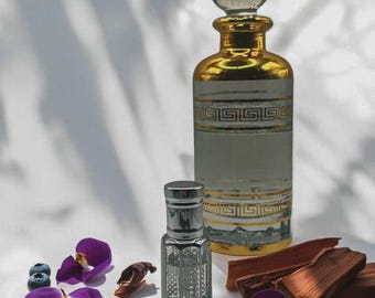 Óleo perfumado inspirado no Mojave Ghost | Almíscar sem álcool | Fragrância de magnólia, violeta e sândalo | Aroma floral atalcado de nicho | Perfume unissex