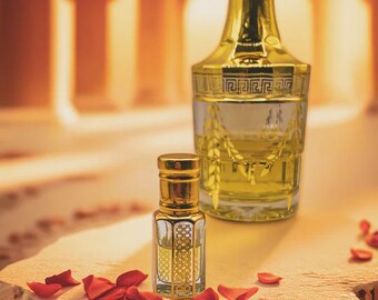Óleo Perfumado Musk Al Haram Surrati | Almíscar sem Álcool | Fragrância de Incenso, Sândalo e Almíscar Branco | Aroma Árabe Amadeirado Sagrado | Óleo Perfumado