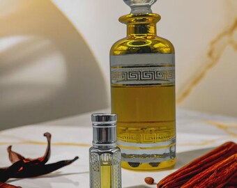 Óleo perfumado inspirado em tabaco e baunilha | Almíscar sem álcool | Fragrância de tabaco, baunilha e cacau | Aroma oriental quente de nicho | Óleo perfumado unissex