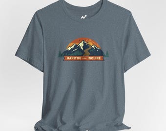 Manitou Incline Shirt - 2768 Steps - Survived The Incline - Manitou Springs Tee - Colorado Hiking Souvenir