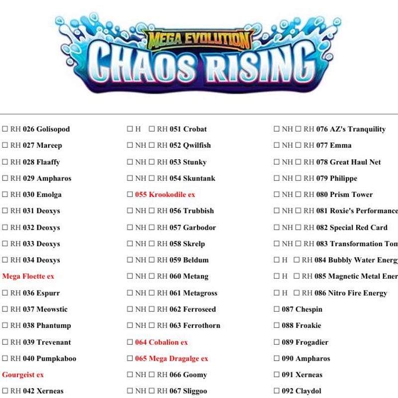 Chaos Rising Binder - Etsy