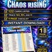 Chaos Rising Master Set Checklist Printable PDF | Pokémon Card Tracker ...