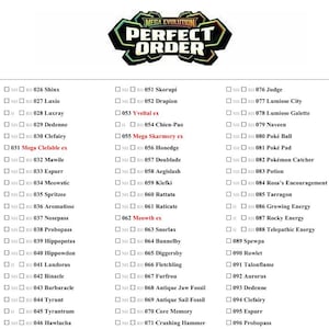 Perfect Order Visual Set List.pdf Pokemon Perfect Order Master Set List + Binder Placeholders PDF Digital ...