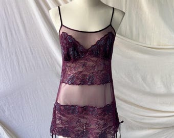 Whimsical fairycore Victoria's Secret Y2K vintage lace slip