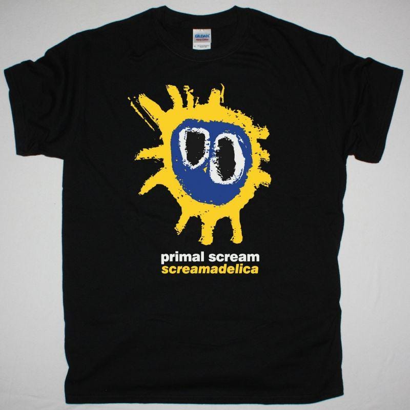 90s Primal Scream Tシャツ XL screens stars Primal Scream Shirt - Etsy