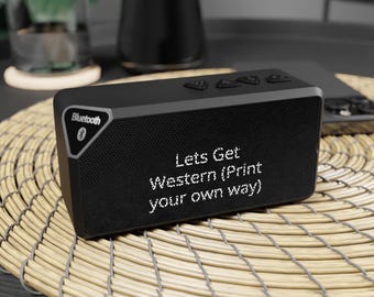 Głośnik Bluetooth Jabba | Możliwość personalizacji tekstu, przenośny głośnik bezprzewodowy