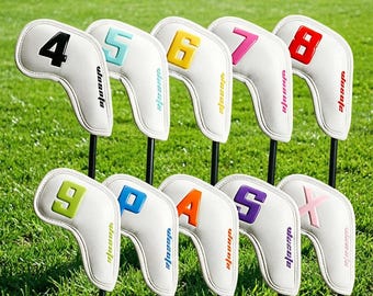 Golf club head cover, digital club head protective cover, waterproof Velcro