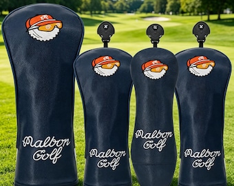 Slitstarkt och vattentätt golfklubbskydd — Driverskydd (nr 1 trä) — Huvudskydd i "Little Chicken Leg"-stil