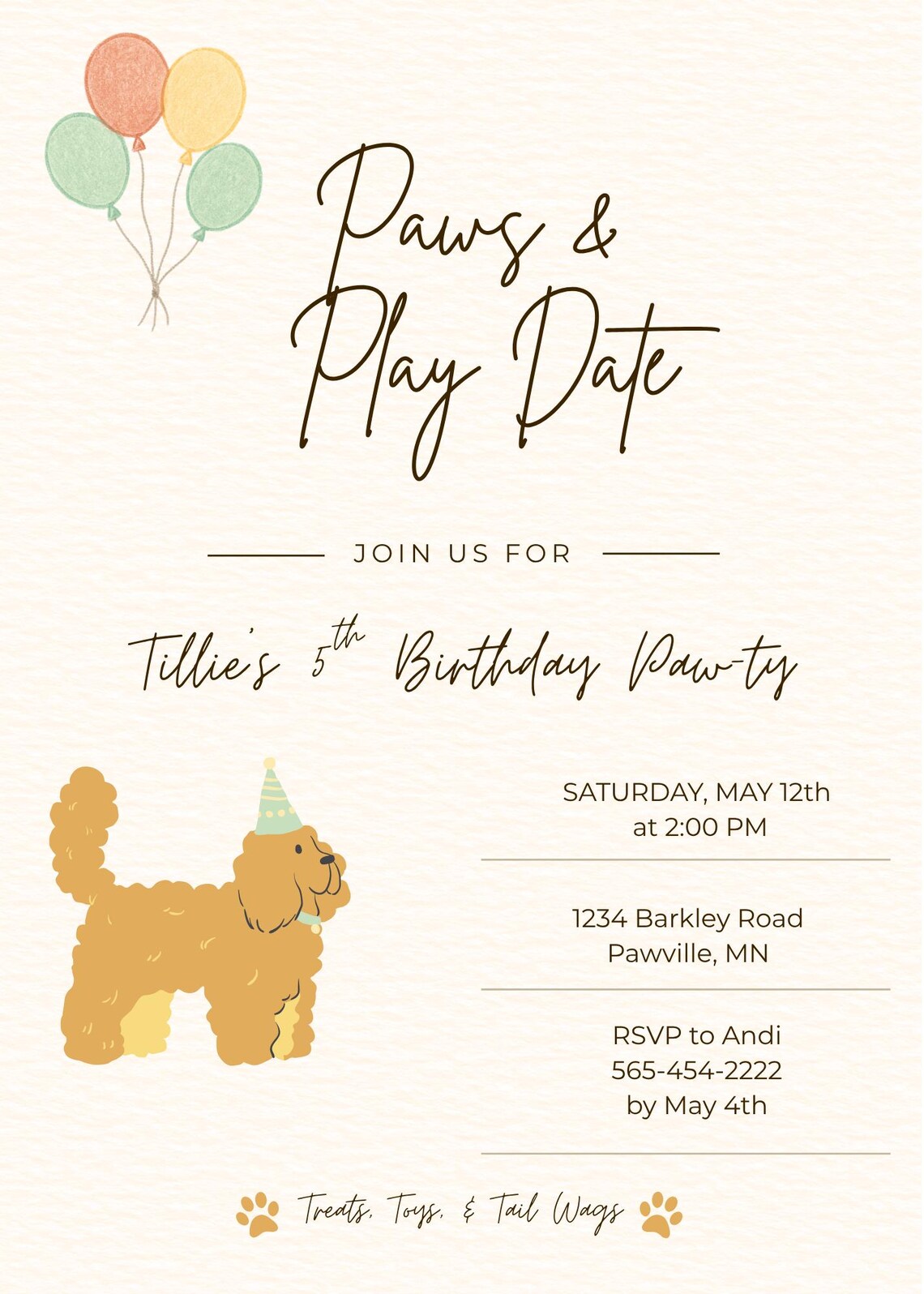 Editable Invitation Template | Canva Invite | Instant Download ...