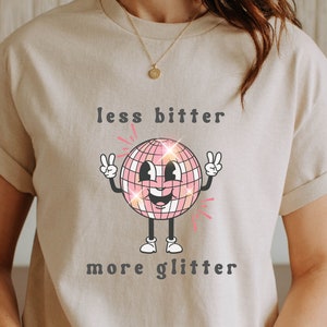 disco ball t-shirt  mirror ball tee unisex disco t-shirt retro trendy top y2k 70s 80s 90s tshirt with disco ball  Pink disco ball
