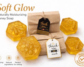 Honey Soap Bar | Soft Glow Moisturizing Natural Skincare