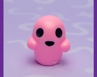 Tiny Ghostie Resin Art Toy Pink - By Death Taffy