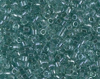 DB 112 Light Green, Transparent, Luster - Miyuki Delica Beads, Size 11, 5 grams - Japanese Seed Beads - Wholesale and Retail