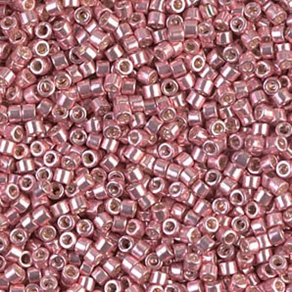 DB 435, Galvanized Pink Blush,  Miyuki Delica Beads, Size 11, 5 grams - Seed Bead - Retail & Wholesale