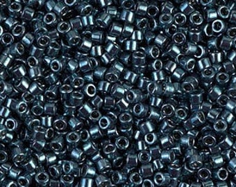 DB 451, Galvanized Blue, Dyed - Miyuki Delica Beads, Size 11, 5 grams - Seed Bead - Retail & Wholesale