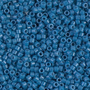 DB 2135, Duracoat Opaque Dark Imperial Blue - Miyuki Delica Beads - Size 11 - 5 grams - Japanese Cylinder Seed Beads - Retail & Wholesale