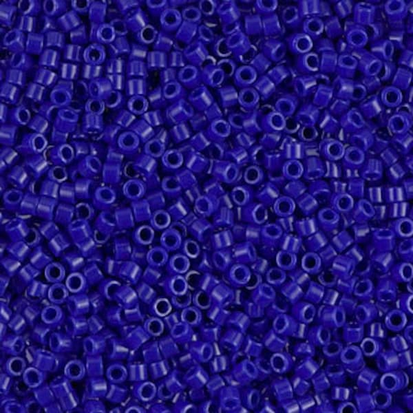 DB 726, Opaque Cobalt - Miyuki Delica Beads - Size 11 - 5 grams - Japanese Cylinder Seed Beads - Retail & Wholesale