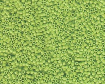 Retail /& Wholesale Olive Green Opaque Avocado Miyuki Delica Beads Size 11-5 grams Japanese Cylinder Seed Beads DB 1135