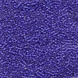 Miyuki111615 Miyuki Delica Seed Bead 11/0 Galvanized Dark Aqua 2-inch