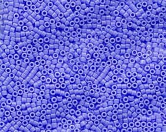 DB 730, Periwinkle Opaque - Miyuki Delica Beads - Size 11, 5 grams - Japanese Cylinder Seed Beads - Retail & Wholesale