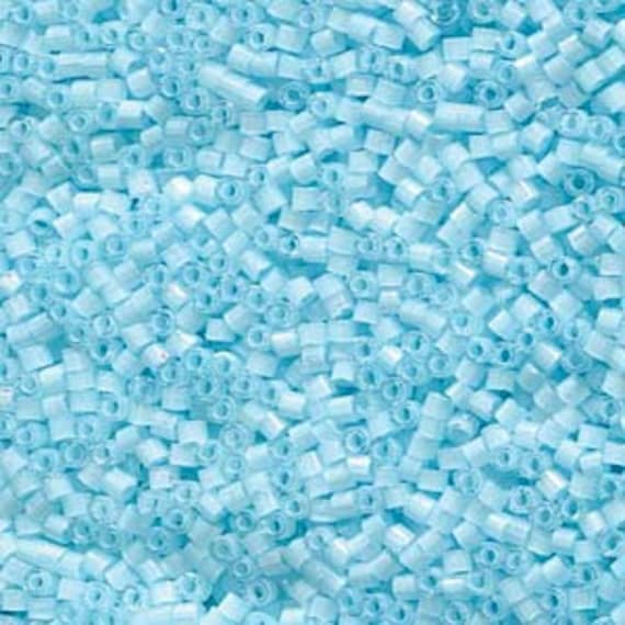 DB 1859, Silk Inside Dyed Frozen Blue - Miyuki Delica Beads - Size
