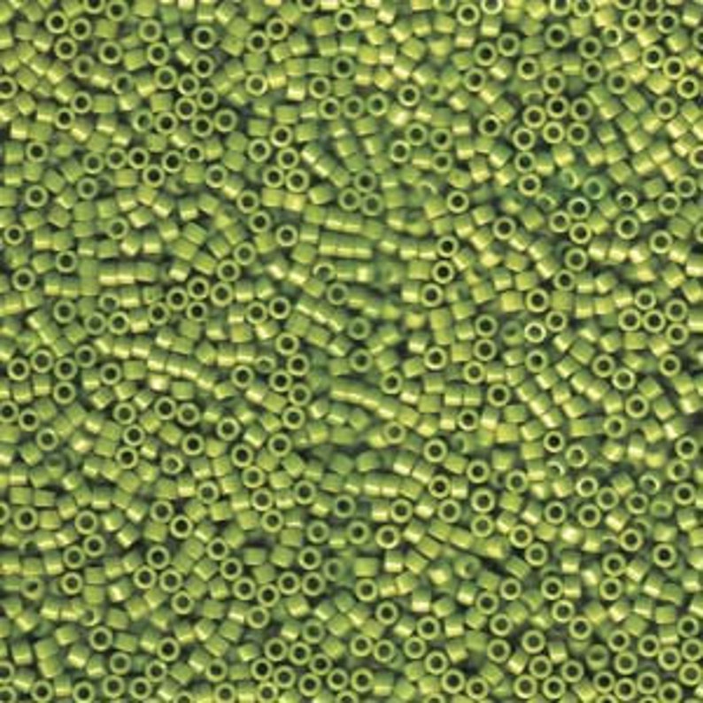 Retail /& Wholesale Olive Green Opaque Avocado Miyuki Delica Beads Size 11-5 grams Japanese Cylinder Seed Beads DB 1135